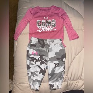 Under Armour Camo Season Outfit | Size: 0-3 months